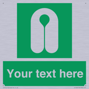 Custom sign safe condition Lifejacket